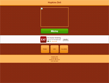 Tablet Screenshot of hopkins-deli.com